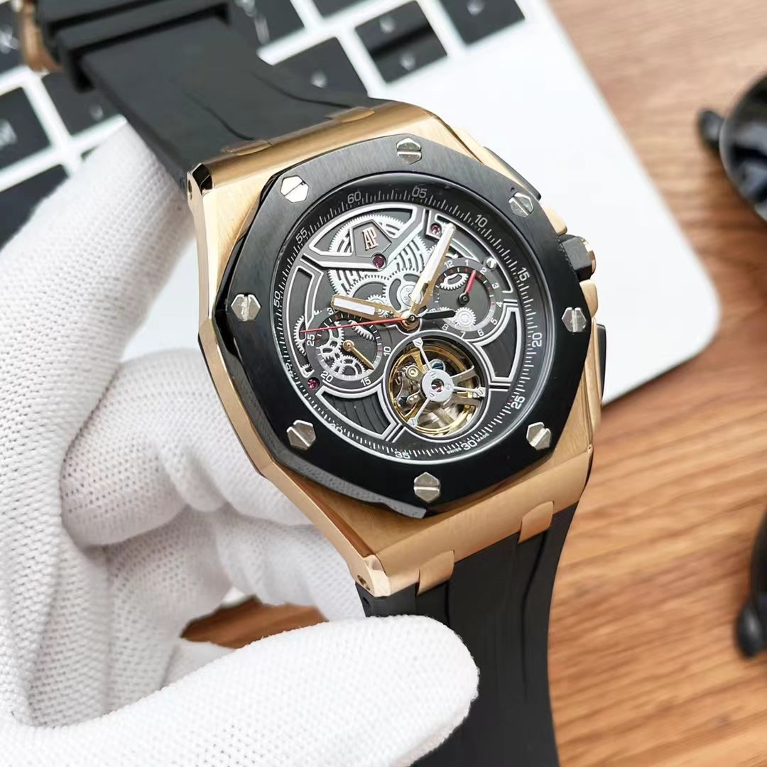 Tourbillon - Rubber - Automatic - 44mm