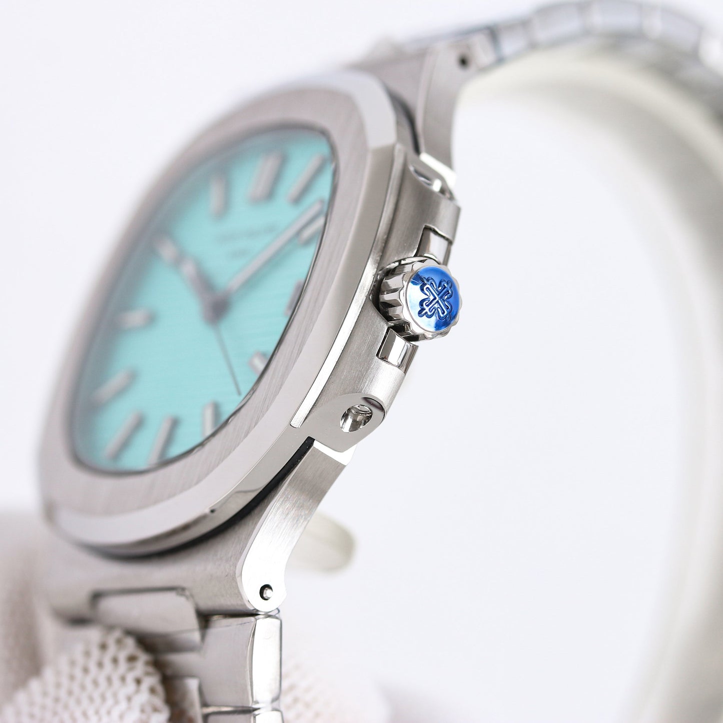 Baby Blue - Ultra-thin - Silver 904L Steel - Automatic 324SC- 40mm
