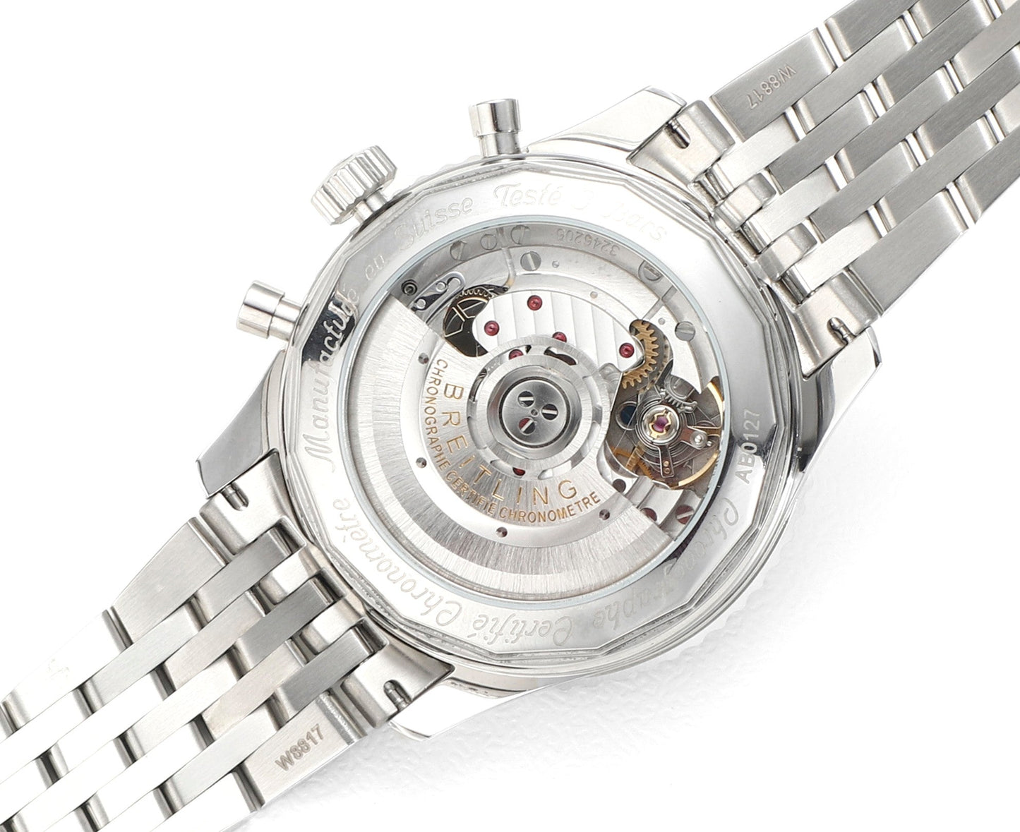 Chronograph - White Ceramic - Panda Face- N-Timer - 904L Steel - Automatic - 43mm
