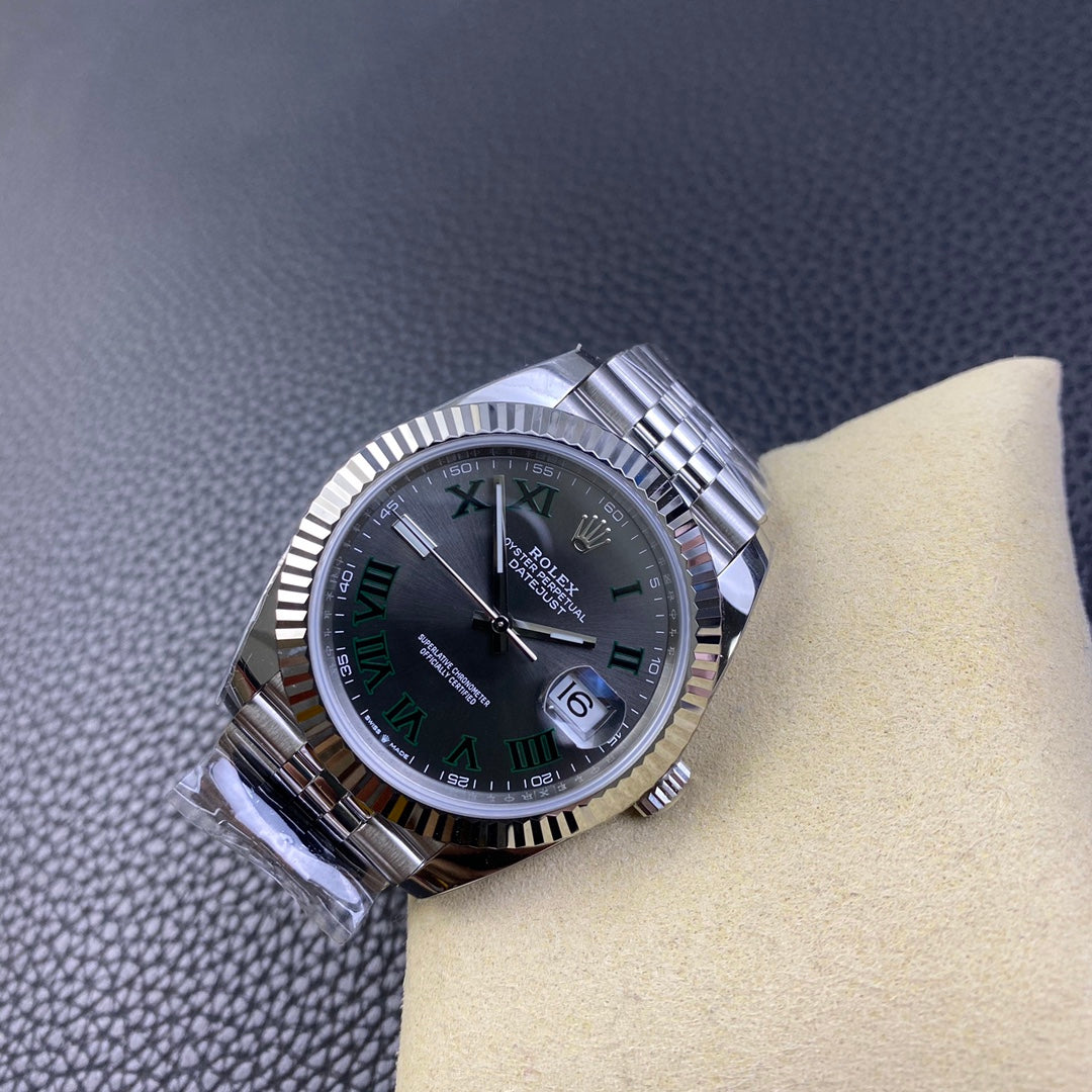 Top- Gey Silver - White 904L Steel - Automatic - 41mm