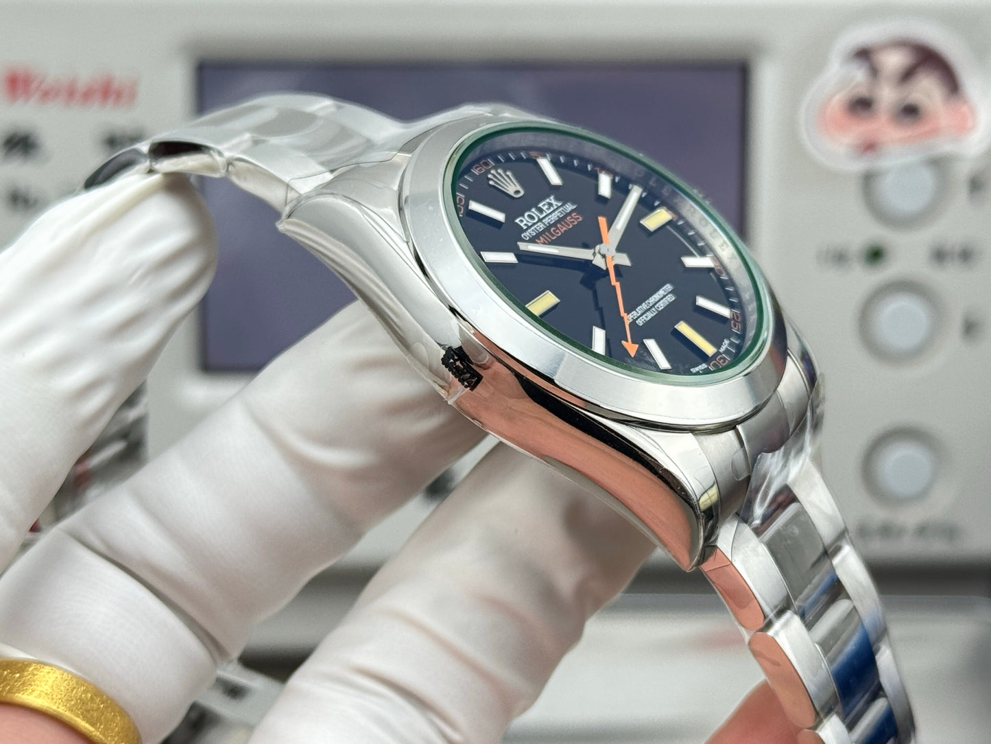 Black- Yellow Orange - White 904L Steel - Automatic-3131 - 40mm