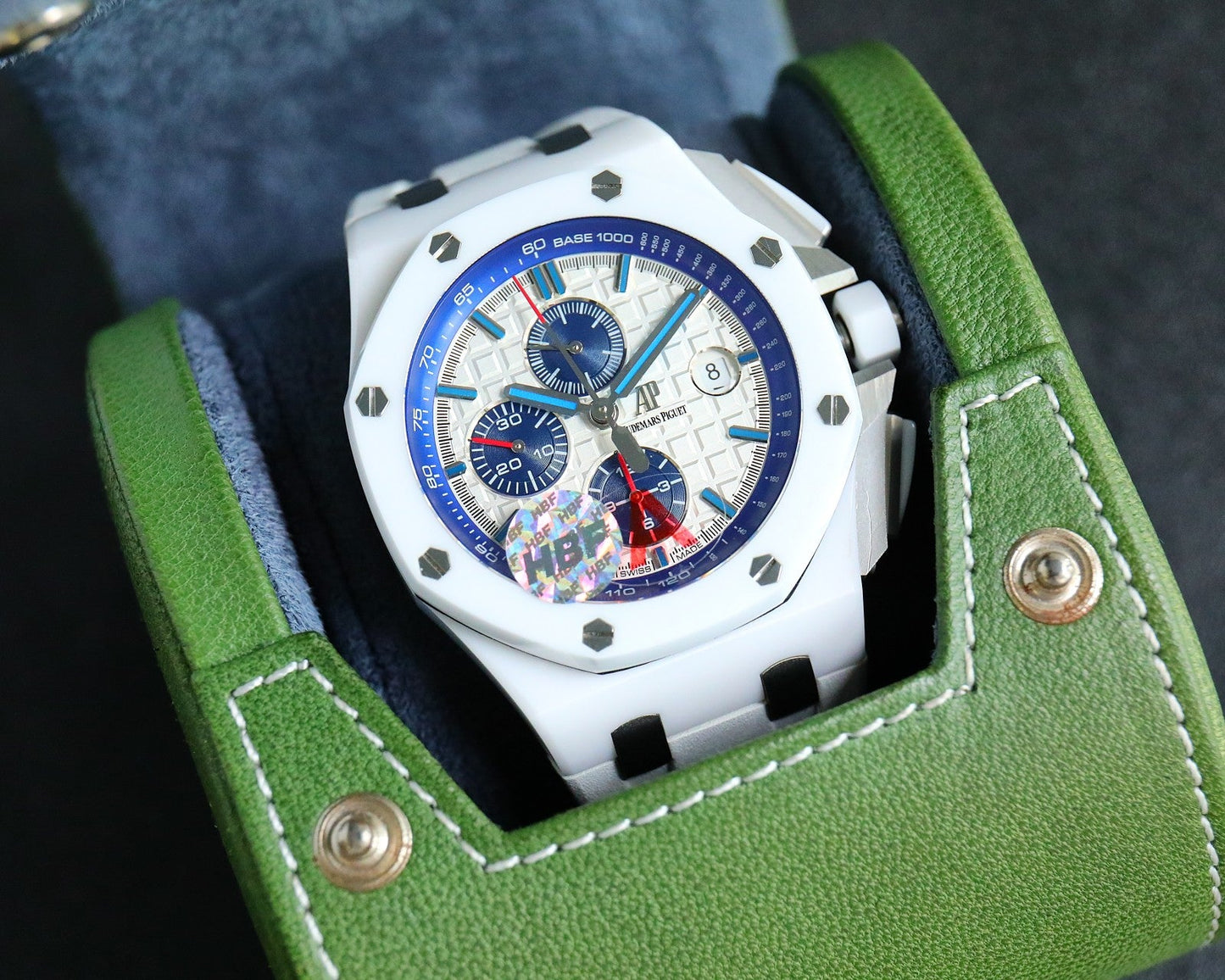 Replacement Compensation Watch - White Rubber- Automatic - 44mm