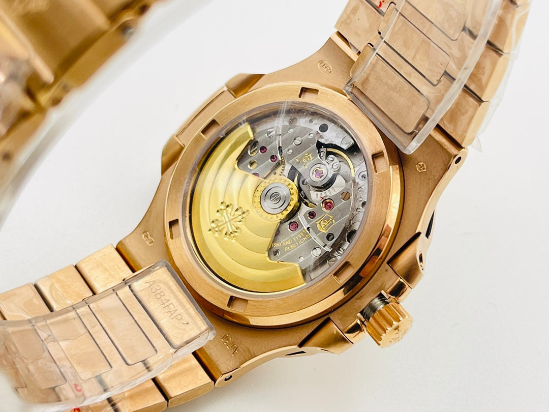 Brwon -Ultra-thin - Yellow gold- 904L Steel - Automatic 324SC- 40mm