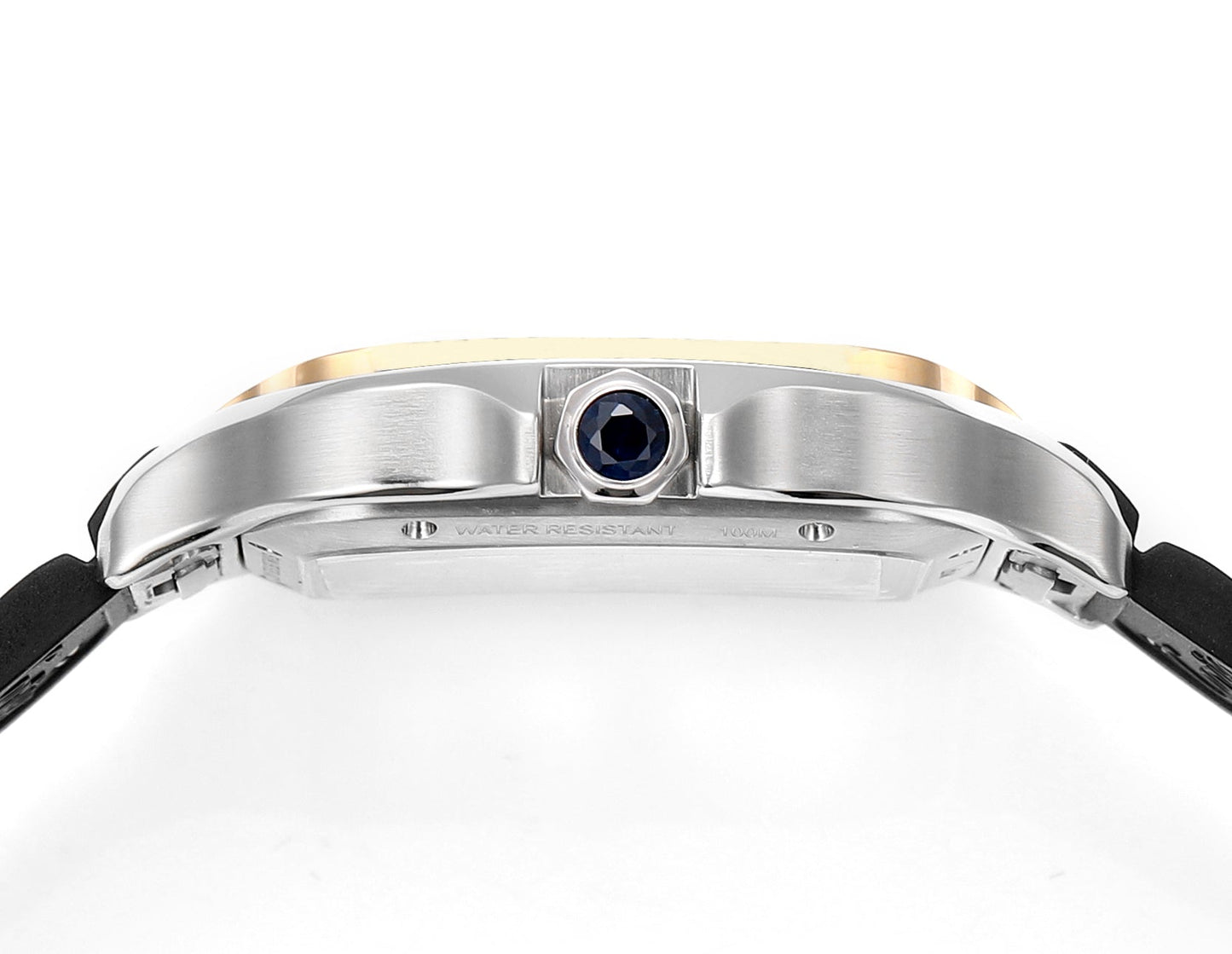 Two hands -Yellow Ultra-thin Hollow - Black 904L Steel - Automatic - 40mm
